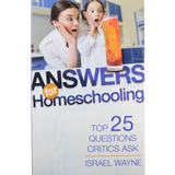 Answers for Homeschooling book front cover
