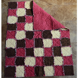 Small Quilt - Pink, Cream & Brown