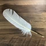 Ballpoint Turkey Feather Pen