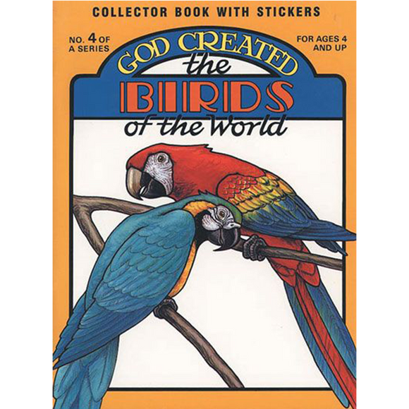 God Created the Birds of the World - Colouring Book