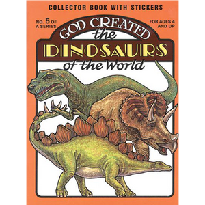 God Created the Dinosaurs of the World - Colouring Book