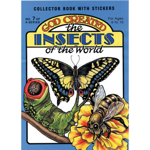 God Created the Insects of the World - Colouring Book