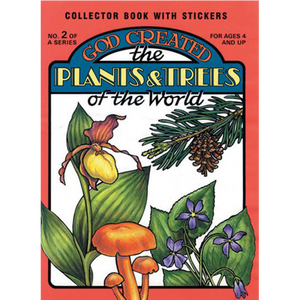 God Created the Plants & Trees of the World - Colouring Book